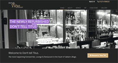 Desktop Screenshot of donttelltitus.co.uk